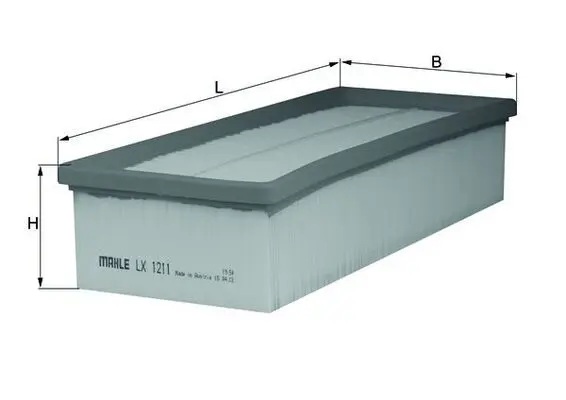 LX 1211 KNECHT Фильтр воздушный VAG