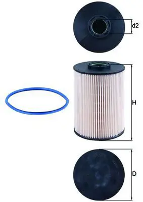 KX211D KNECHT Фильтр топливный