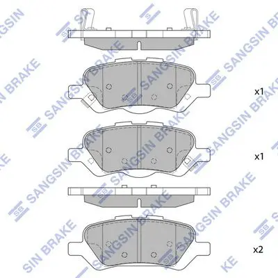 HI-Q SP1459 Колодки тормозные TOYOTA VENZA