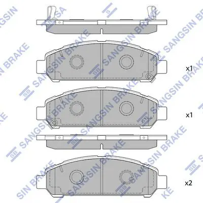 HI-Q SP1454 Колодки тормозные TOYOTA VENZA