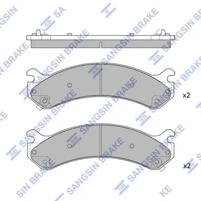 HI-Q SP1309 SP1309 колодки дисковые