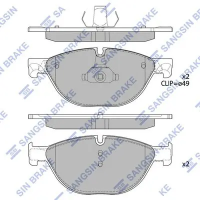 SP2212 SP2212 колодки дисковые