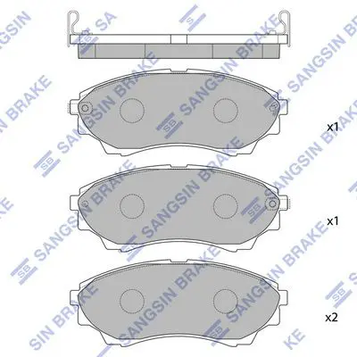 SP1479 Колодки тормозные FORD RANGER