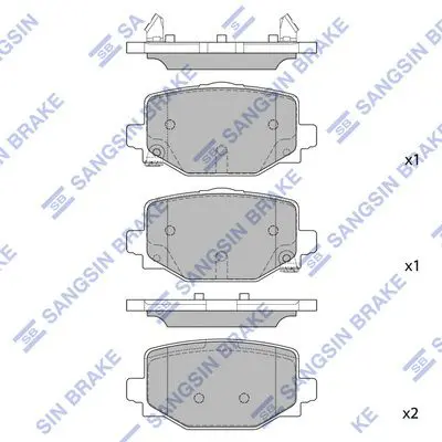 HI-Q SP4367 Колодки тормозные INFINITI