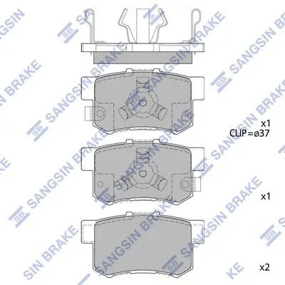 SP2116 SP2116 колодки дисковые