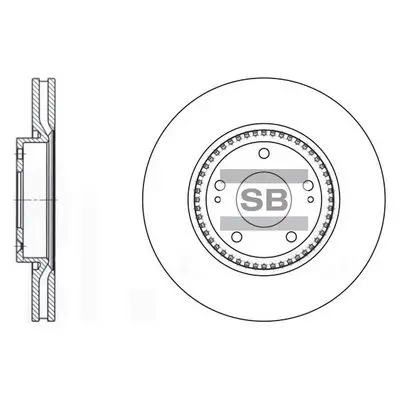 HI-Q SD1005 Диск тормозной HYUNDAI