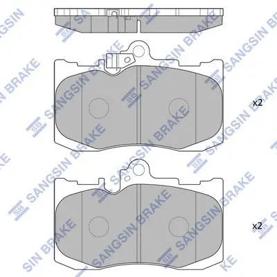 SP1773 SP1773 колодки дисковые
