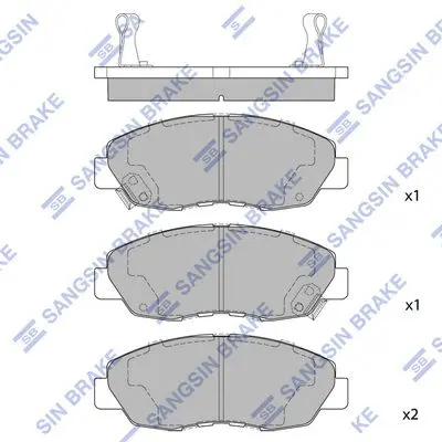 SP1109 SP1109 колодки дисковые