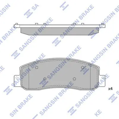 HI-Q SP1303 Brake Pad Set, disc brake