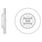 SD1013 Диск тормозной HYUNDAI LANTRA -00 перед.