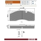 DB2922782 Комплект тормозных колодок,