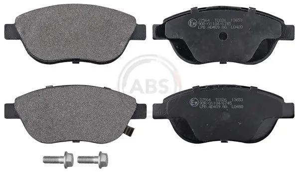 A.B.S. 37564 Колодки передние дисковые