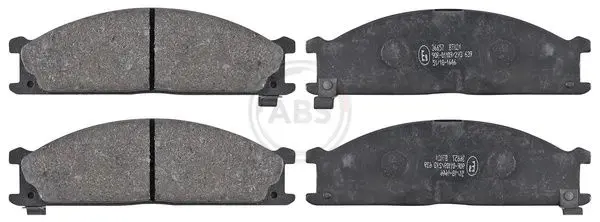 A.B.S. 36657 BREMSBELAGSATZ, SCHEIBENBREMSE