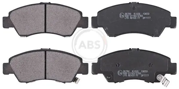 A.B.S. 36784 BREMSBELAGSATZ, SCHEIBENBREMSE