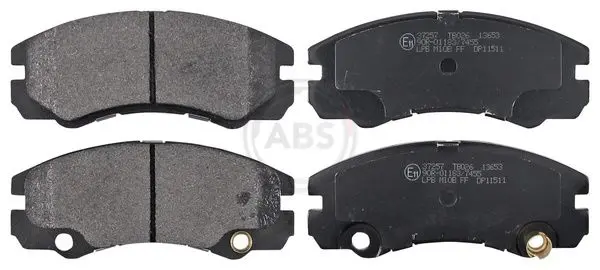A.B.S. 37257 Комплект тормозных колодок
