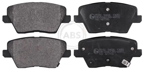 A.B.S. 35182 BREMSBELAGSATZ, SCHEIBENBREMSE