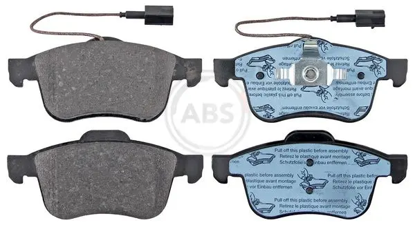 A.B.S. 37485 Комплект тормозных колодок дисковый тормоз