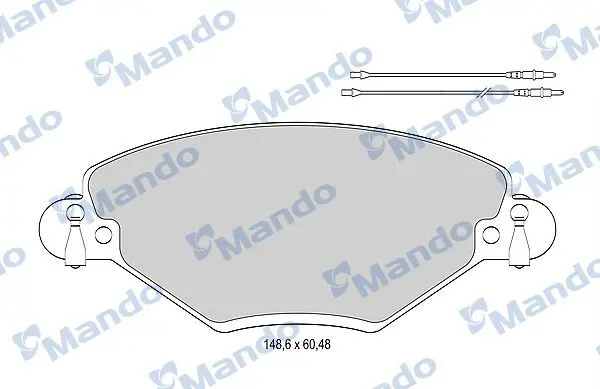 MBF015461 Колодки тормозные CITROEN C5