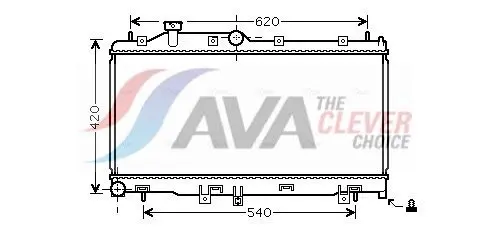 Ava SU2065 Радиатор системы охлаждения