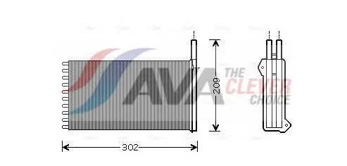 FD6154 Радиатор печки