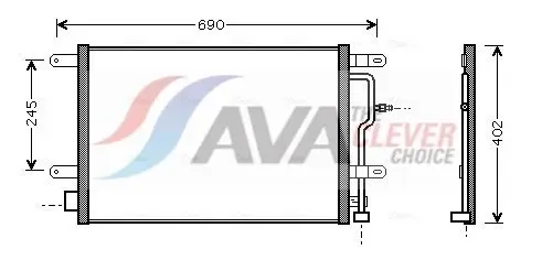 AI5194 Радиатор кондиционера