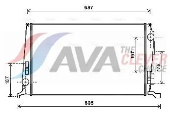 AVA DAA2005 Теплообменник