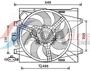AVA FT7582 Вентилятор