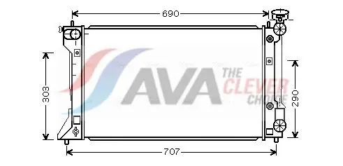 AVA TO2293 Теплообменник