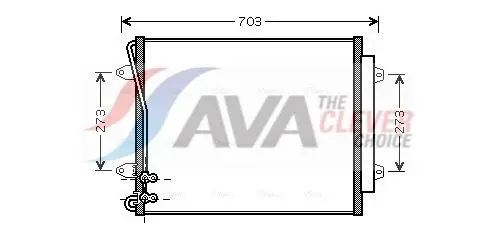 VNA5226D Радиатор кондиционера
