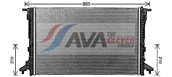 AI2441 Радиатор, охлаждение двигателя