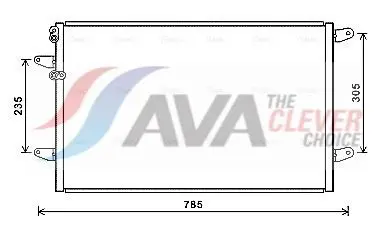 AVA VN5379 Конденсатор, кондиционер