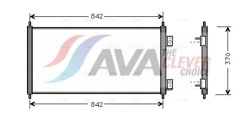 Ava FD5303 Радиатор кондиционера
