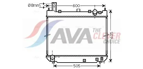 AVA TO2488 Теплообменник