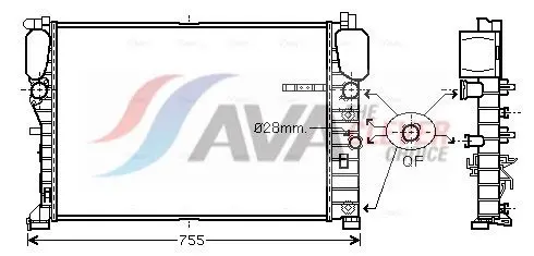 AVA MSA2459 Теплообменник