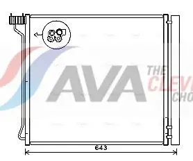 BW5474D Радиатор кондиционера