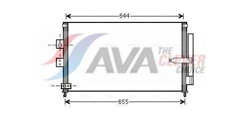 HD5223D Ava Радиатор кондиционера