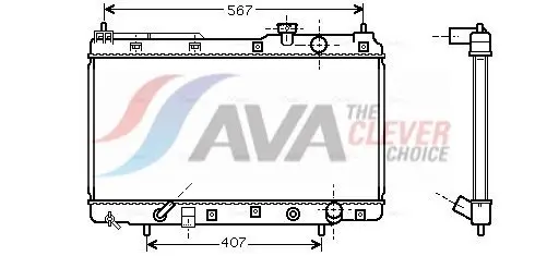 HDA2104 Радиатор системы охлаждения