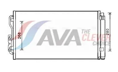Ava BWA5434D Радиатор кондиционера с