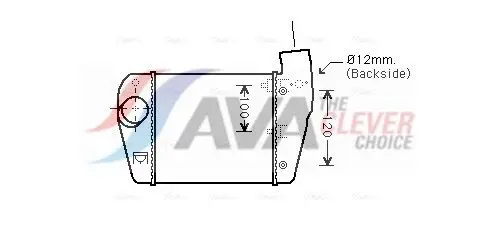 AIA4350 Радиатор интеркулера