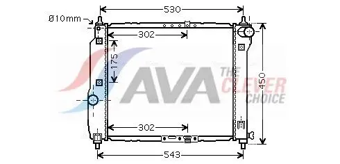 DWA2066 Радиатор системы охлаждения