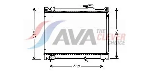 Ava SZ2046 Radiator, engine cooling
