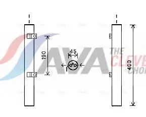 AVA MSD600 Осушитель Mercedes GL (X164) 
