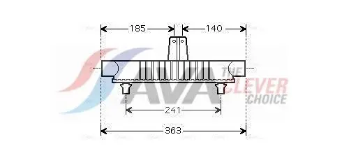 PE4403 Радиатор интеркулера