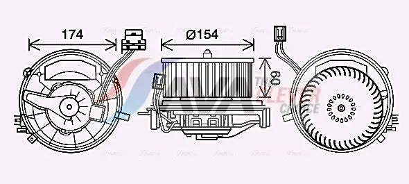 VN8399 Вентилятор системы