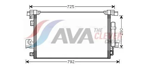 Ava MT5210D Радиатор кондиционера