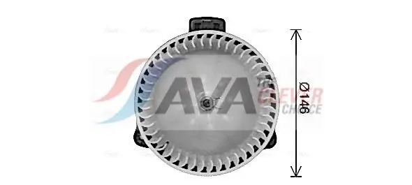 AVA HD8318 Вентилятор отопителя Honda