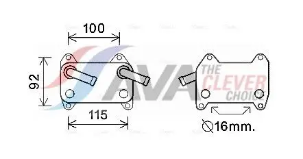 AVA VO3155 Теплообменник