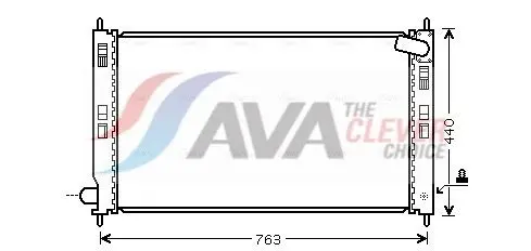 Ava MT2201 Радиатор системы охлаждения