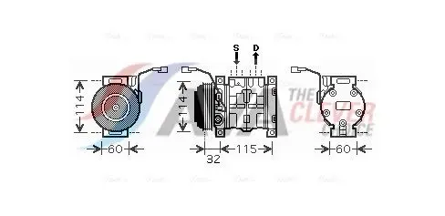 SZAK110 Compressor, air conditioning