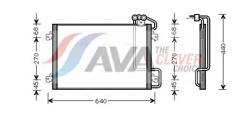 RTA5273 Радиатор кондиционера